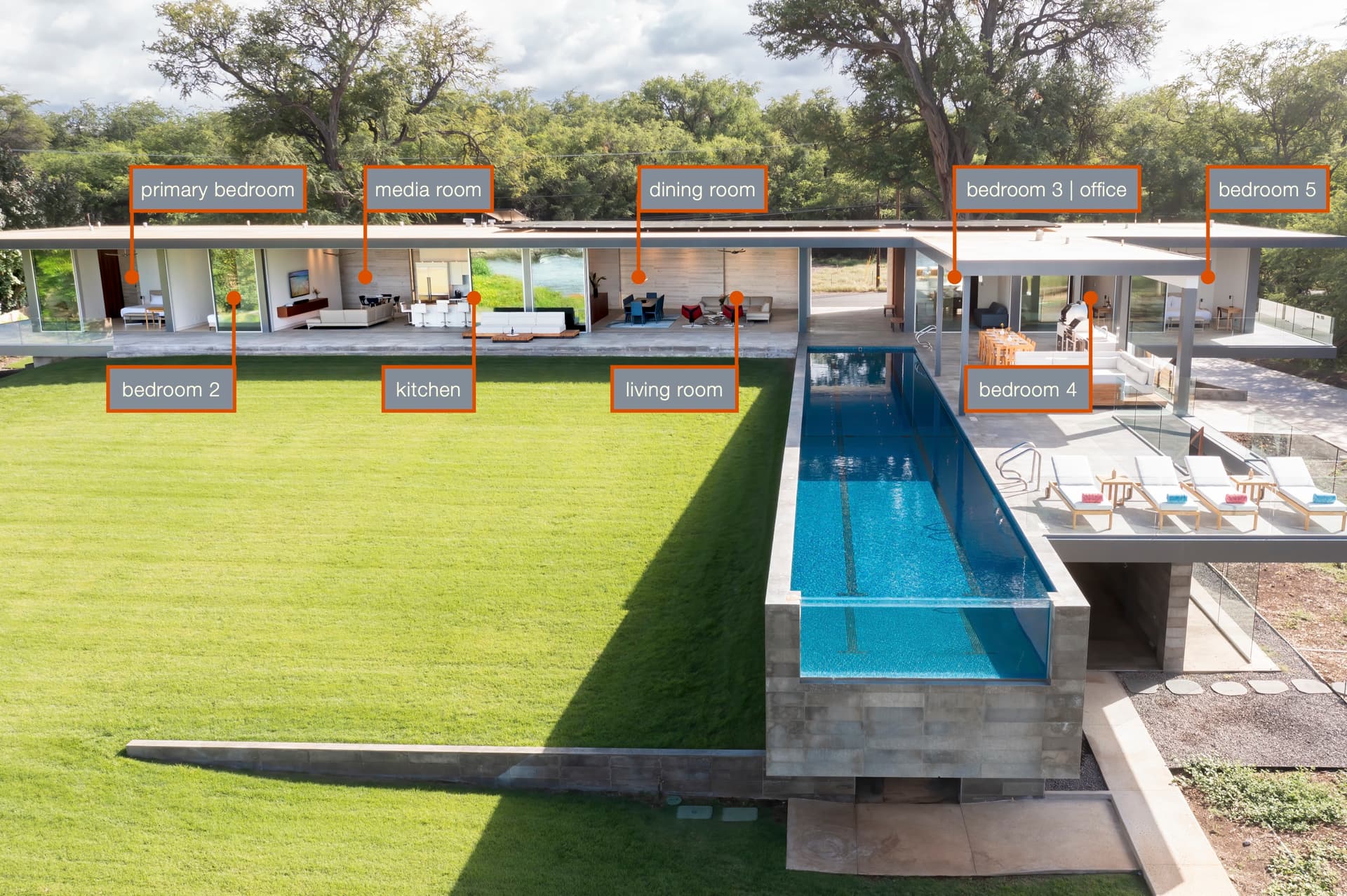 Puako’s Ocean Edge Modern Estate - Image 40